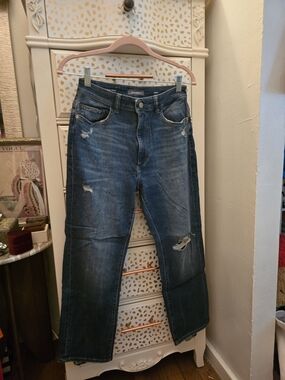 DL1961 Jerry High Rise Vintage Straight Jeans - Distressed